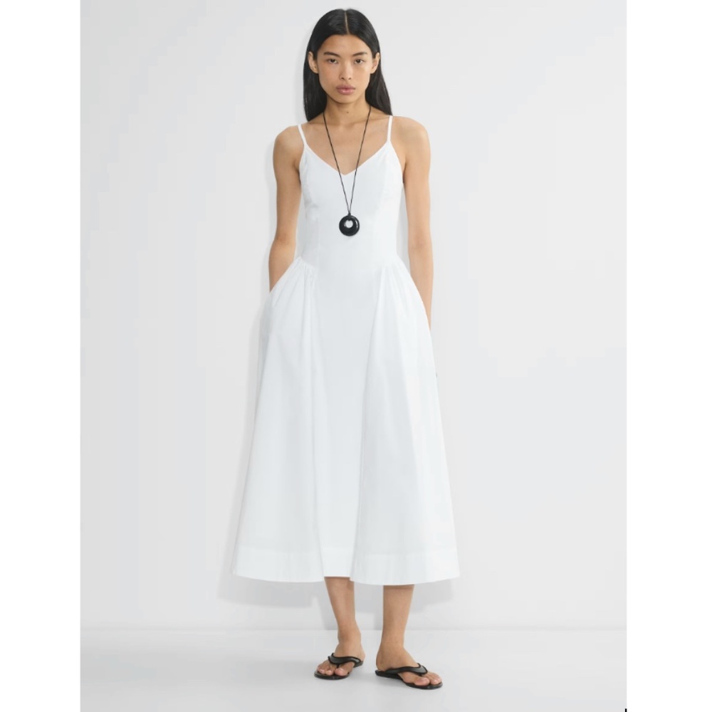 Aritzia White Midi Dress
